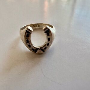 Silver Horseshoe Ring